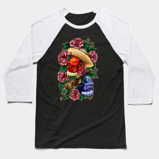 Muertos Version 2 Baseball T-Shirt